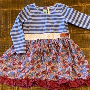 Purple and blue Matilda Jane dress size 4